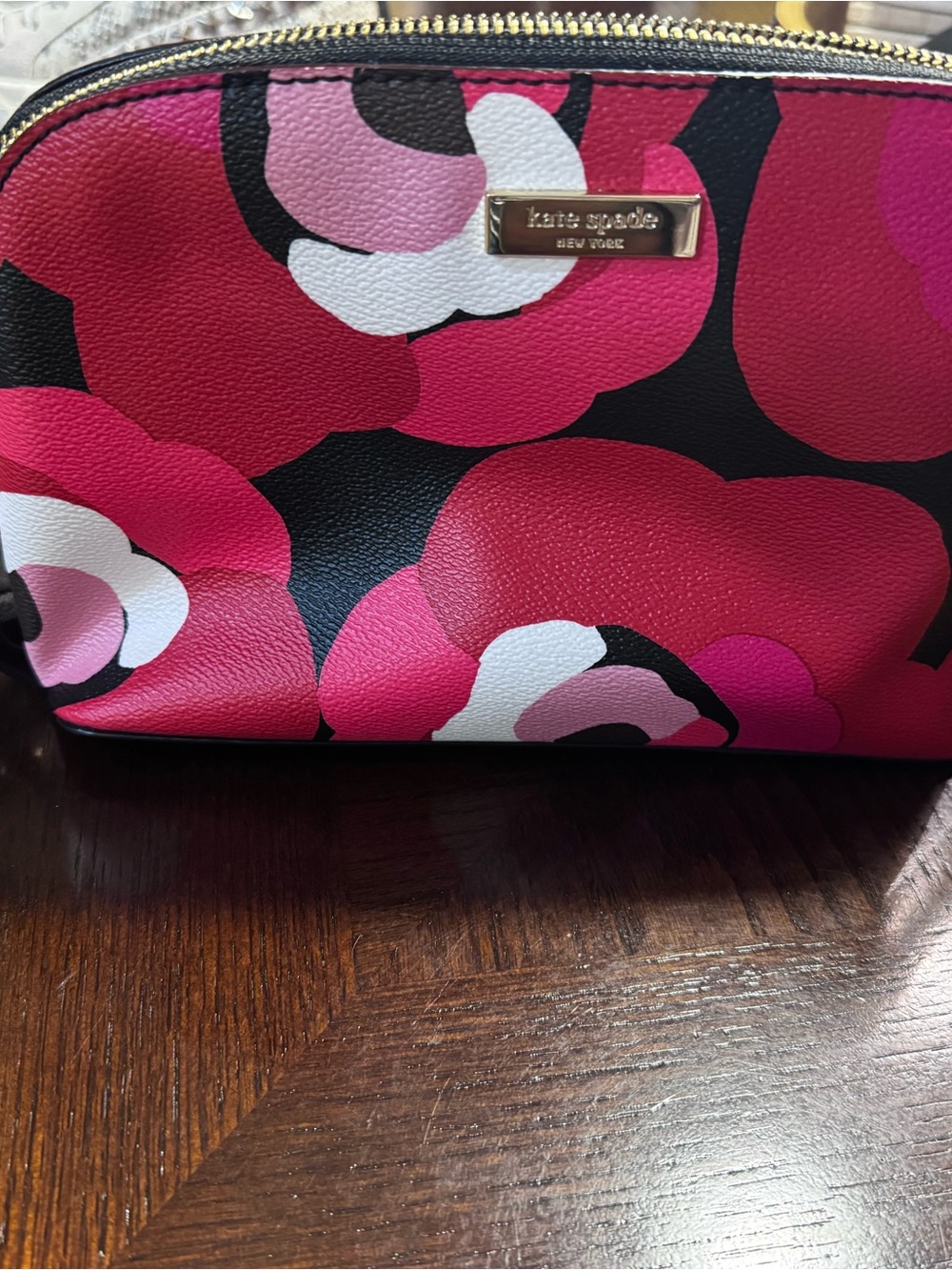 kate spade red/black by Brightwater Drive Hanna Multi Floral black crossbody bag - Picture 3 of 10
